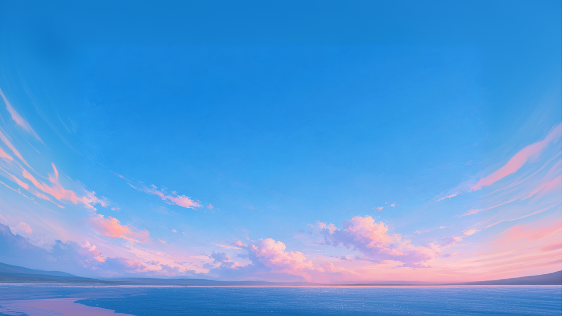 Blue sky background